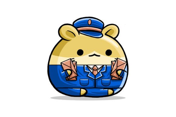 Cute Hamster Postman Cartoon Vector: A Versatile and Adaptable Design Solution
