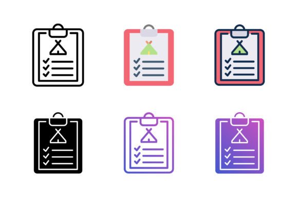 Discover the Versatile Camping List Icon
