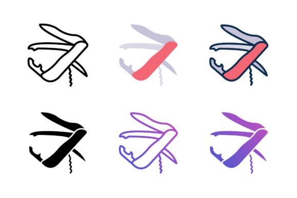 Exploring the Versatility of Pocket Knife Icons for Modern Design Needs