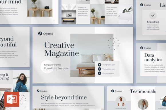 Simple Minimal PowerPoint Template: A Modern Solution for Effective Presentations