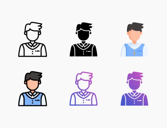 Student Boy Icon: A Versatile and Customizable Graphic for Your Projects