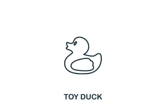 Toy Duck Icon: A Versatile Symbol for Creative and Professional Projects