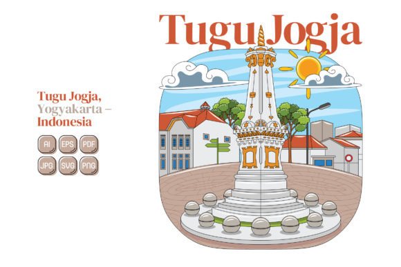 Tugu Jogja Vector Illustration: A Versatile Design Solution