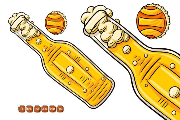 Unleash Creativity with Beer Bottle Vector Illustration