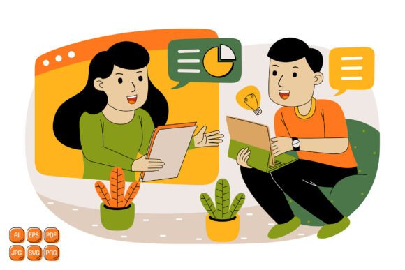 Unlocking Creativity with Teamwork Vector Illustration 21